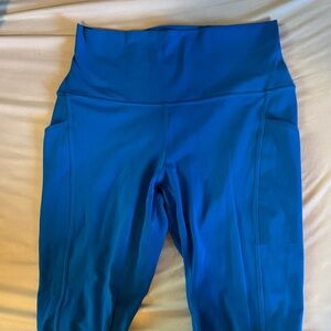 Lululemon Blue High-Waisted Leggings Sz 8